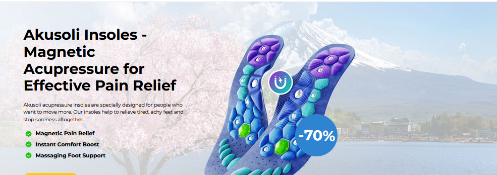 Akusoli Insoles Reviews :- Discover the Benefits of Akusoli Acupressure Insoles